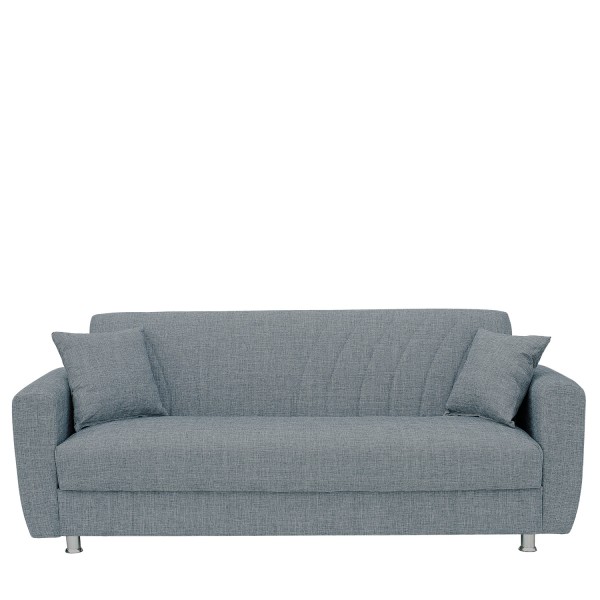 Καναπές Κρεβάτι Τριθέσιος ArteLibre JUAN Γκρι 210x84x86cm