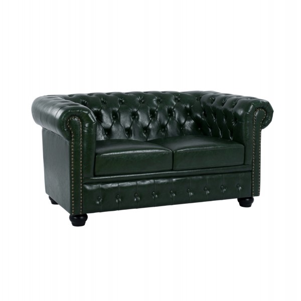 ΚΑΝΑΠΕΣ 2ΘΕΣΙΟΣ T.CHESTERFIELD HM3010.08 ΤΕΧΝΟΔΕΡΜΑ ΚΥΠΑΡΙΣΣΙ 150x90x72 εκ.-1τμχ