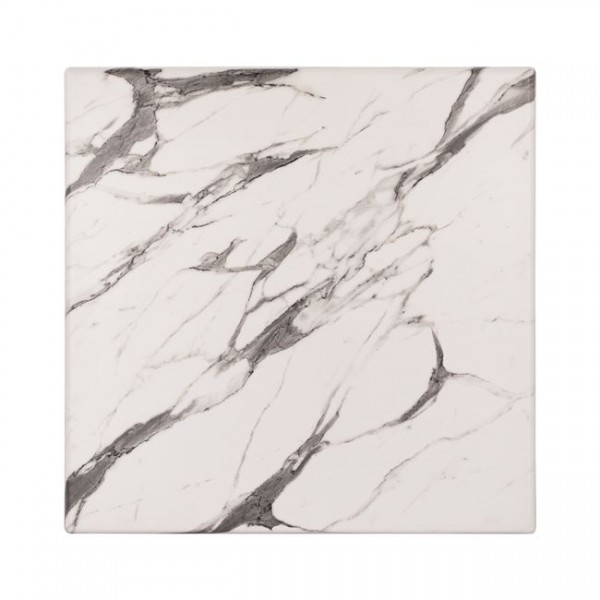 ΕΠΙΦΑΝΕΙΑ ΤΡΑΠΕΖΙΟΥ WERZALIT 70Χ70Χ3.5εκ. MARBLE WHITE-GREY 5657 HM5230.11-1τμχ