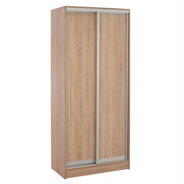 ΝΤΟΥΛΑΠΑ ΣΥΡΟΜΕΝΗ ADLER ΜΕΛΑΜΙΝΗΣ 90x45x210Yεκ. SONAMA OAK 2ΦΥΛΛΗ HM2436.01-1τμχ