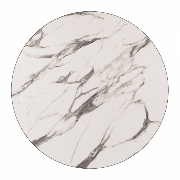 ΕΠΙΦΑΝΕΙΑ ΤΡΑΠΕΖΙΟΥ HPL HM5841.11 MARBLE WHITE-GREY Φ60 εκ. ΠΑΧΟΥΣ 12mm.-1τμχ