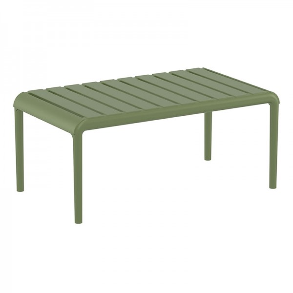 PARIS OLIVE GREEN ΤΡΑΠΕΖΙ 90X50X40εκ. ΠΟΛ/ΝΙΟΥ-90X50X40εκ.