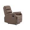 COMFORT Πολυθρόνα Relax Σαλονιού - Καθιστικού PU Cappuccino-Ε9732,4-PU - PVC - Bonded Leather-1τμχ- 79x97x101cm