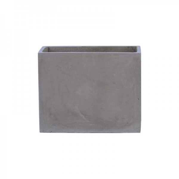 FLOWER POT-2 Cement Grey 50x20x40cm-Ε6301,A-Artificial Cement (Recyclable)-1τμχ- 50x20x40cm