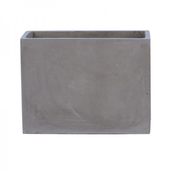 FLOWER POT-2 Cement Grey 70x40x50cm-Ε6301,C-Artificial Cement (Recyclable)-1τμχ- 70x40x50cm