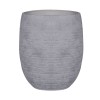 FLOWER POT-8 Απόχρωση Light Grey Wash-Ε6307,Β-Artificial Cement (Recyclable)-1τμχ- Φ35x39cm