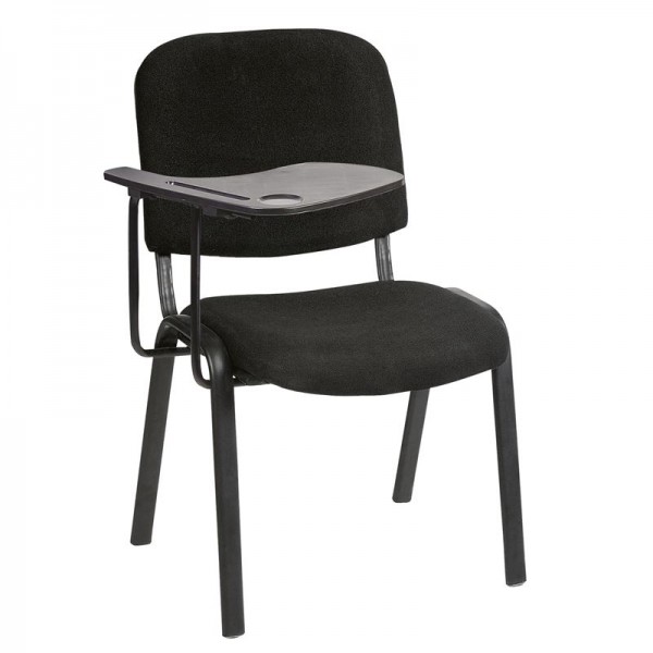 SIGMA Καρέκλα Θρανίο, Μέταλλο Βαφή Μαύρο, Ύφασμα Μαύρο-ΕΟ550,18WS-Μέταλλο/PVC - PU-1τμχ- 65x70x77cm / Σωλ.35x16/1mm