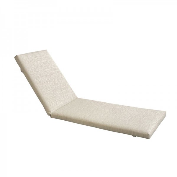 SUNLOUNGER Μαξιλάρι Ξαπλώστρας Textilene Μπεζ με Φερμουάρ & Velcro (Foam+Polyester)-Ε2017,92-Textilene-1τμχ- 196(78+118)x60x7cm