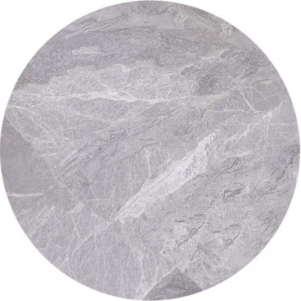 Sintered Stone Επιφάνεια Τραπεζιού, Απόχρωση Grey Marble (MDF για στήριξη βάσης)-Ε100,2S-Τεχνόπετρα-1τμχ- Φ60cm/11mm