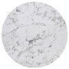 HPL (High Pressure Laminated) Επιφάνεια Τραπεζιού Απόχρωση White Marble, Εξωτερικού χώρου-Ε102,421-HPL-2τμχ- Φ80cm/12mm