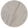 Contract Sliq Normal Επιφάνεια Τραπεζιού τ.Werzalit, Απόχρωση  Marble-Ε100,42-Melamine Laminated-1τμχ- Φ60cm/16mm