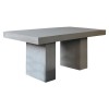 CONCRETE Τραπέζι Cement Grey-Ε6201-Artificial Cement (Recyclable)-1τμχ- 160x90x75cm