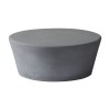 CONCRETE Τραπεζάκι Σαλονιού Cement Grey-Ε6209-Artificial Cement (Recyclable)-1τμχ- Φ75cm H.30cm