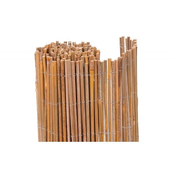 ΚΑΛΑΜΩΤΗ BAMBOO ΜΑΣΙΦ JUAN Φ6-10mm ΜΕ ΣΥΡΜΑ ΓΑΛΒΑΝΙΖΕ 150(Υ) x 300cm -111621-